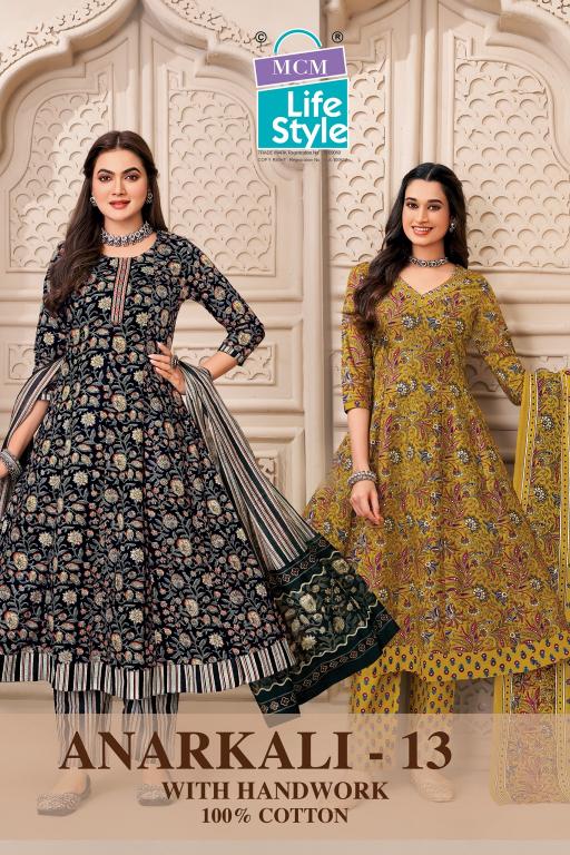 MCM Anarkali Vol-13 – Anarkali Style Kurti Pant With Dupatta - Wholesale Catalog