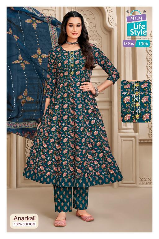 MCM Anarkali Vol-13 – Anarkali Style Kurti Pant With Dupatta - Wholesale Catalog