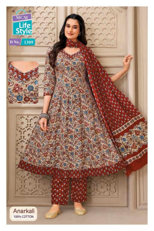 MCM Anarkali Vol-13 – Anarkali Style Kurti Pant With Dupatta - Wholesale Catalog