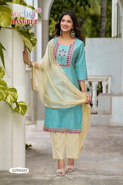 Meher Rangrez vol 2 catalog kb kurtis wholesale
