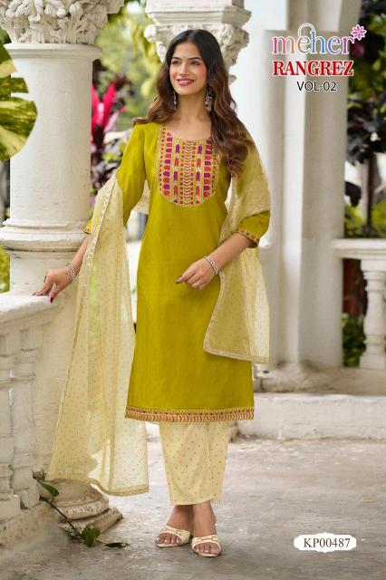 Meher Rangrez vol 2 catalog kb kurtis wholesale
