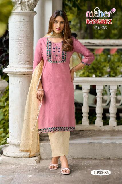 Meher Rangrez vol 2 catalog kb kurtis wholesale