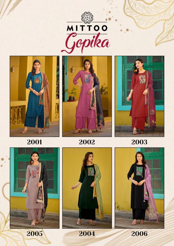 Mittoo Gopika catalog branded kurtis wholesale in chennai