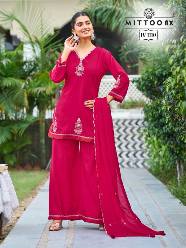 Mittoo IV 1109 & 1110 catalog womens design kurtis wholesaler