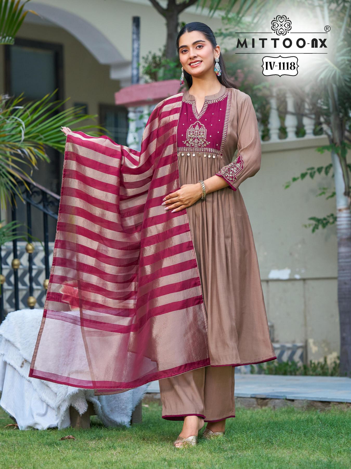 Mittoo IV 1118 & 1119 catalog womens kurtis manufacturers & wholesaler