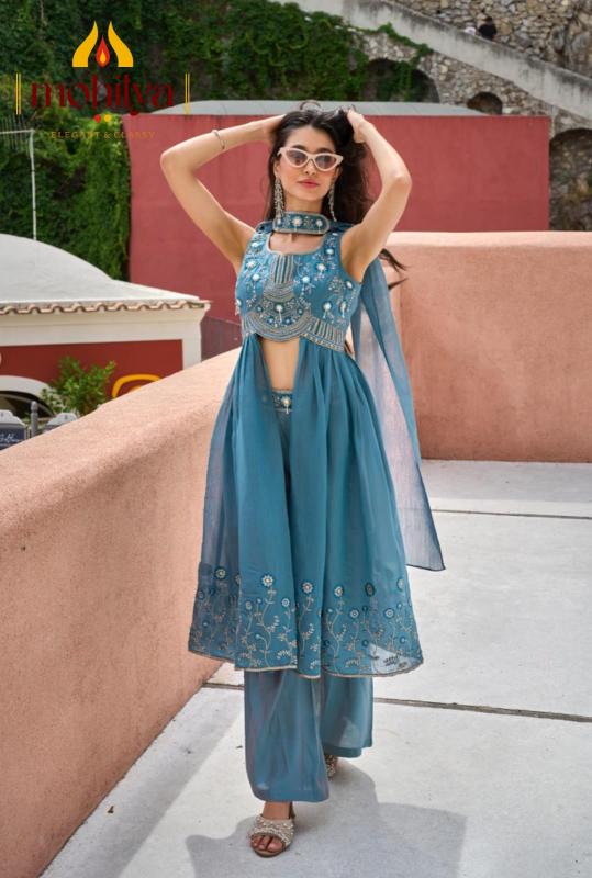 Mohilya 287 catalog latest indo western dress