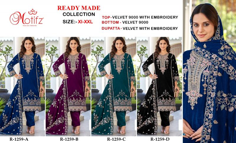 Motifz 1259 catalog pakistani readymade suits wholesale