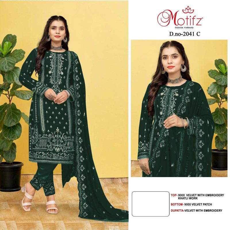 Motifz 2041 catalog pakistani suits online india wholesale