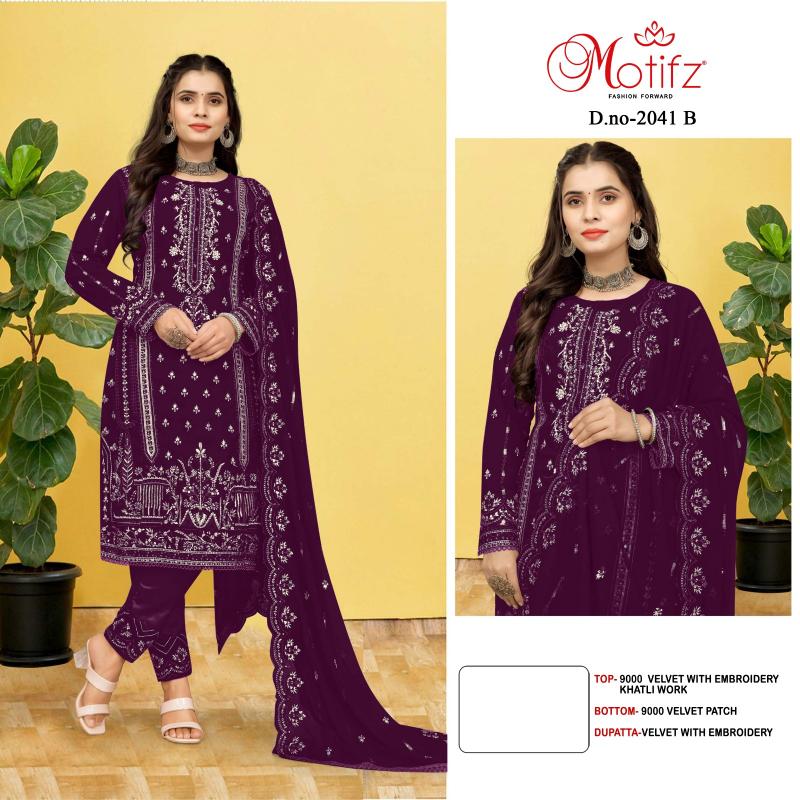 Motifz 2041 catalog pakistani suits online india wholesale