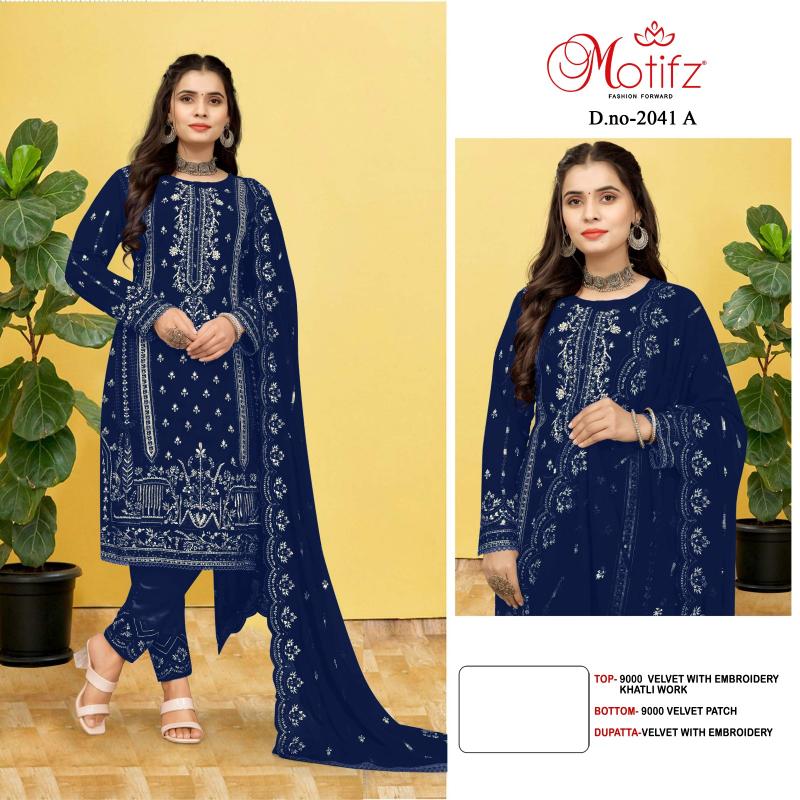 Motifz 2041 catalog pakistani suits online india wholesale