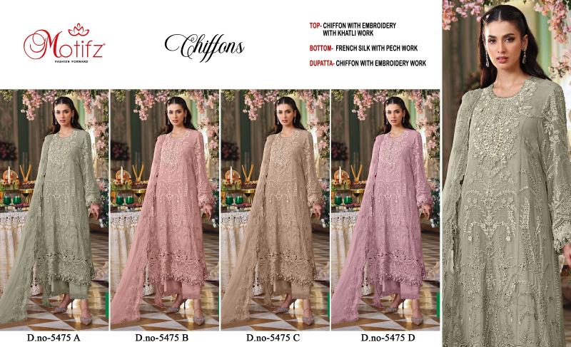 Motifz 5475 catalog pakistani suits wholesale uk