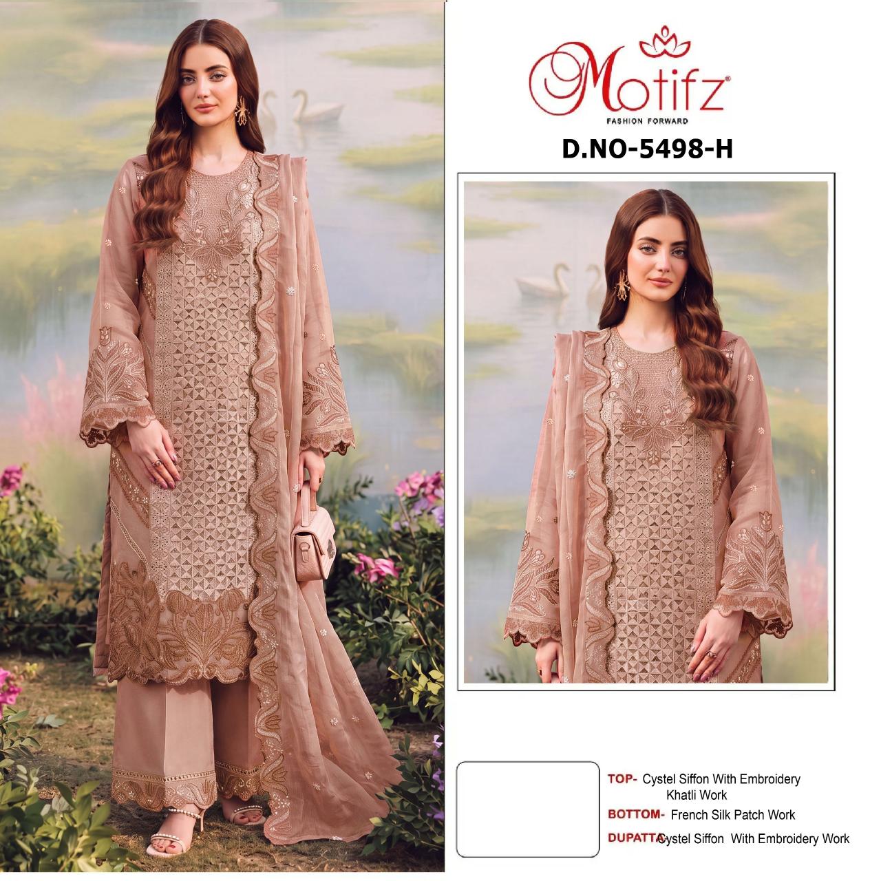 Motifz 5498 catalog wholesale pakistani designer suits