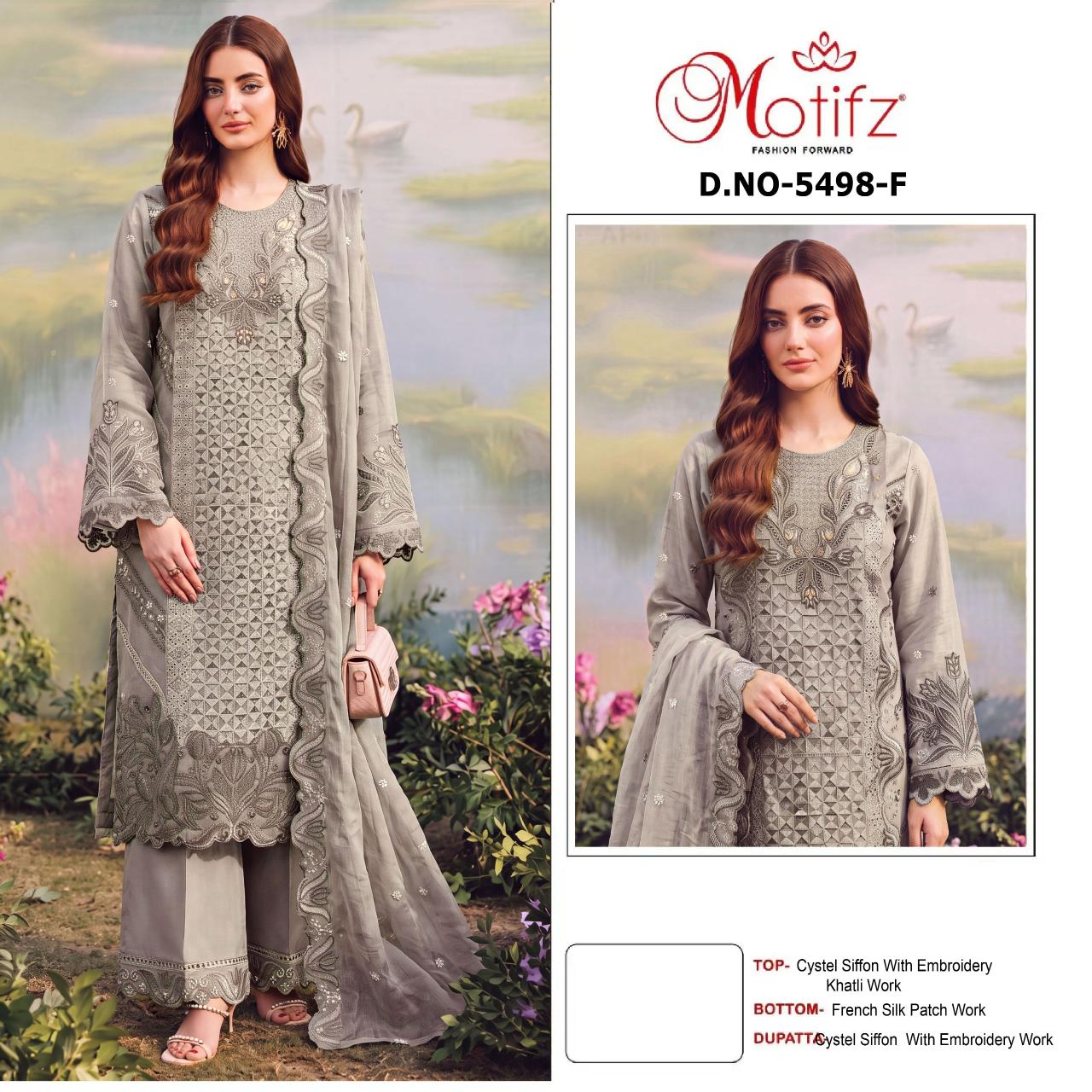 Motifz 5498 catalog wholesale pakistani designer suits