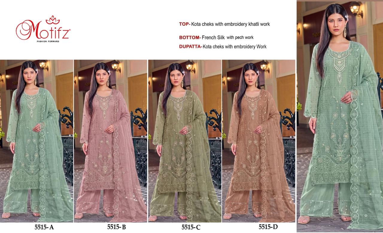 Motifz 5515 catalog pakistani suits online india wholesale