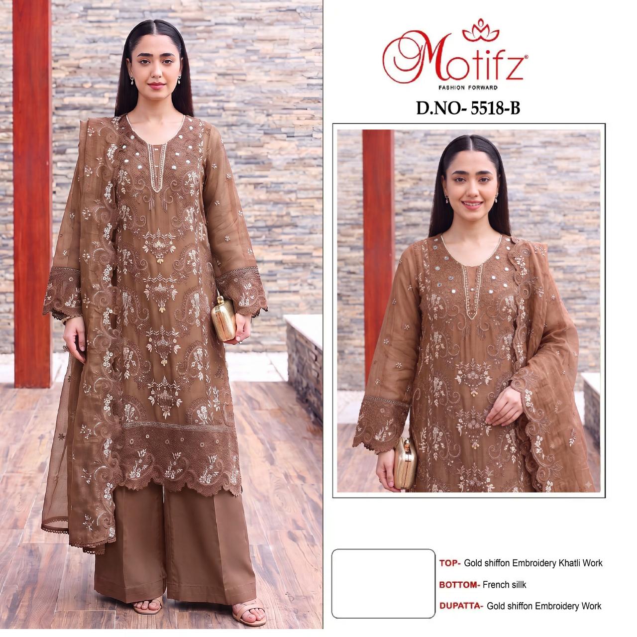 Motifz 5518 catalog pakistani suits at wholesale price in delhi