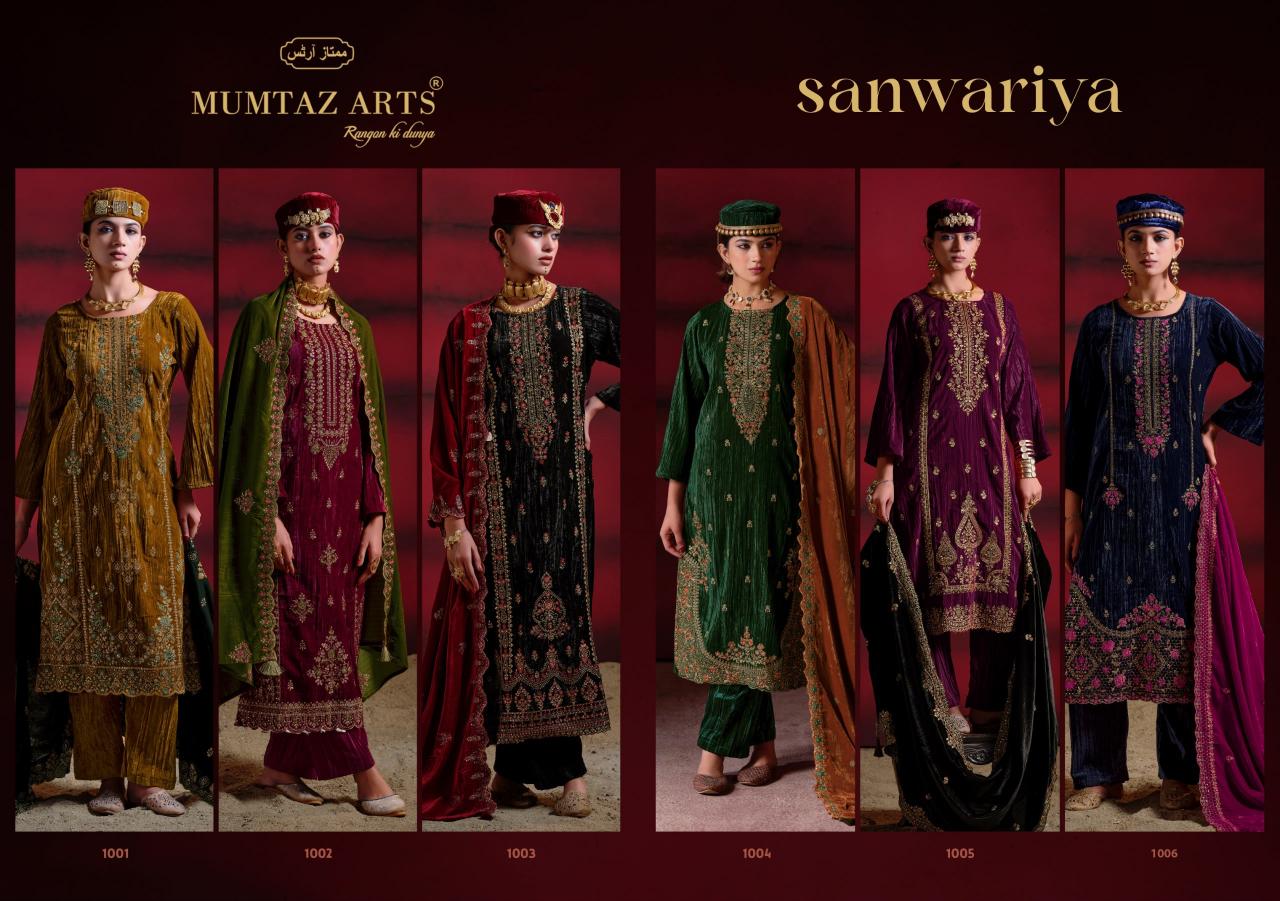 Mumtaz Arts Sanwariya catalog dress materials manufacturers in surat