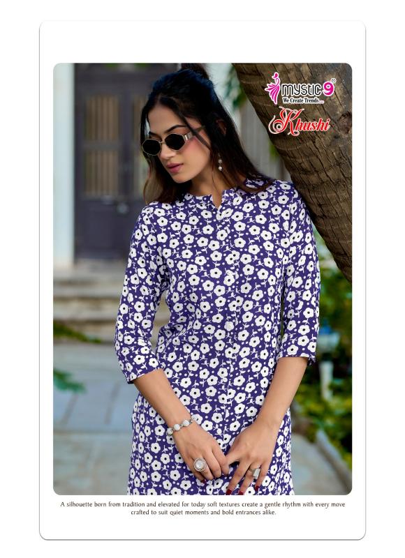 Mystic 9 Khushi Vol 9 catalog ladies coord set wholesale