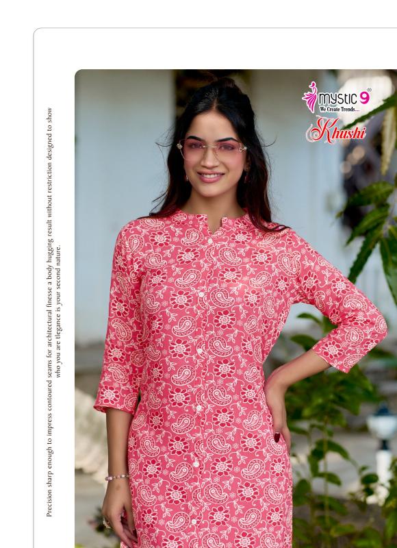 Mystic 9 Khushi Vol 9 catalog ladies coord set wholesale