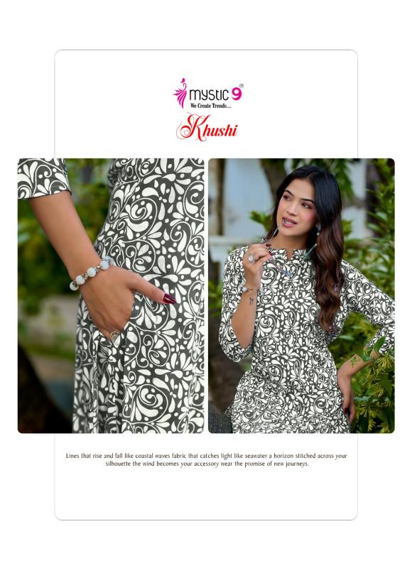 Mystic 9 Khushi Vol 9 catalog ladies coord set wholesale