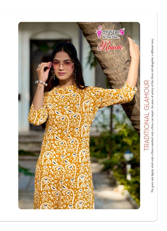 Mystic 9 Khushi Vol 9 catalog ladies coord set wholesale