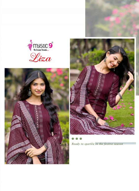 Mystic 9 Liza Vol 5 catalog womens kurtis wholesale market in kurla