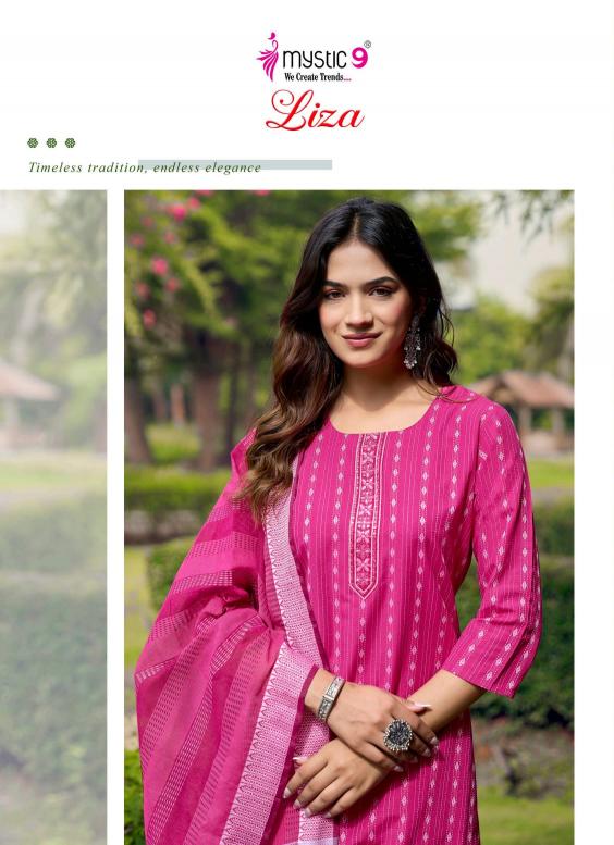 Mystic 9 Liza Vol 5 catalog womens kurtis wholesale market in kurla