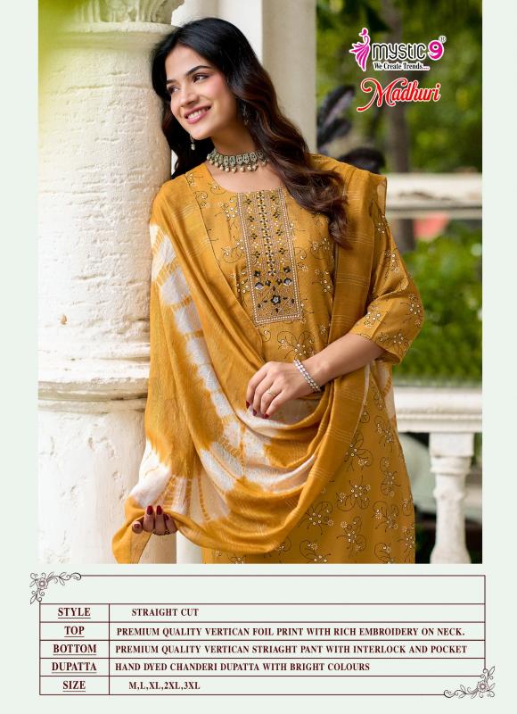 Mystic 9 Madhuri Vol 2 catalog jabalpur kurti wholesale market