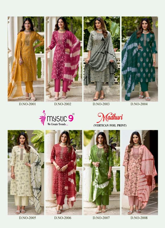Mystic 9 Madhuri Vol 2 catalog jabalpur kurti wholesale market