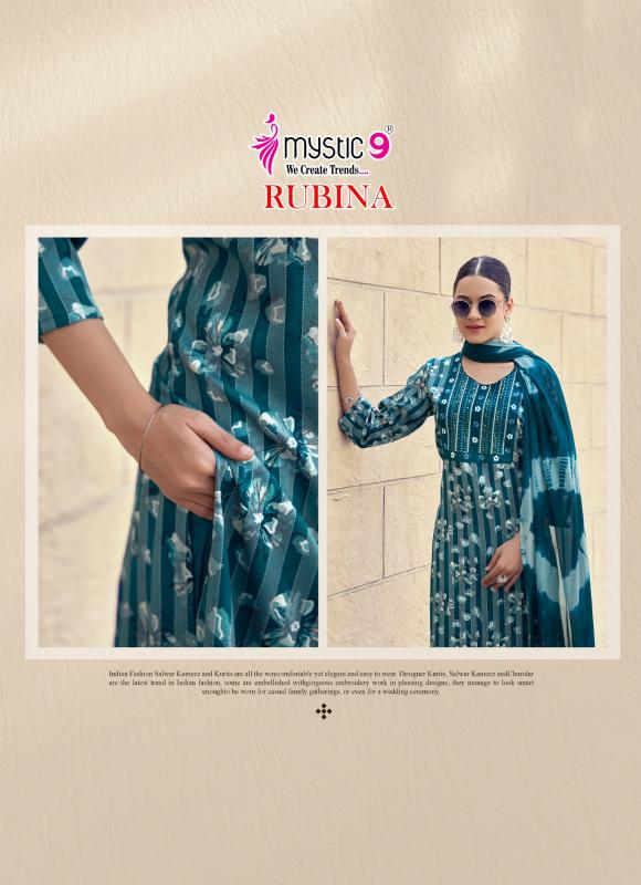 Mystic 9 Rubina Vol 12 catalog psyna kurti wholesale