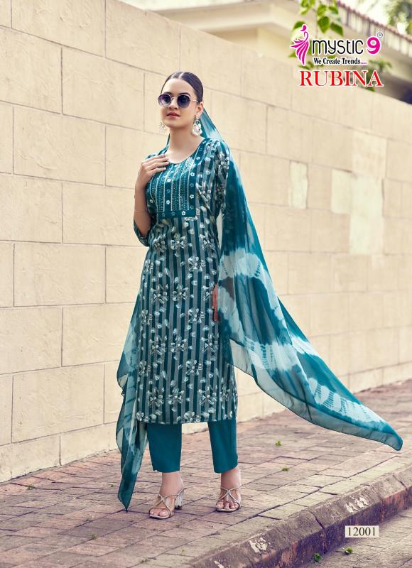 Mystic 9 Rubina Vol 12 catalog psyna kurti wholesale