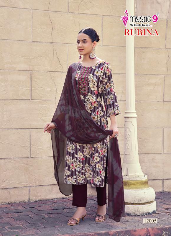 Mystic 9 Rubina Vol 12 catalog psyna kurti wholesale