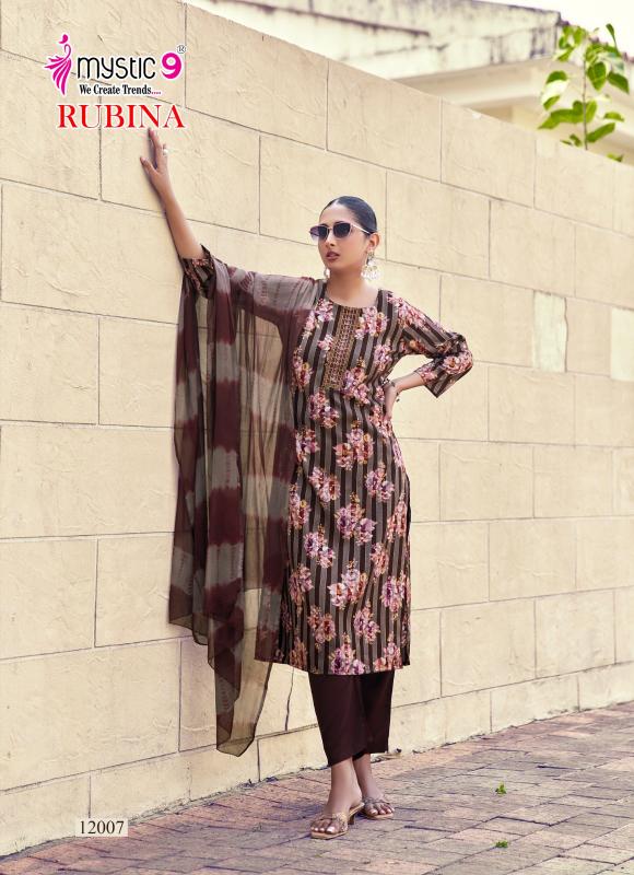 Mystic 9 Rubina Vol 12 catalog psyna kurti wholesale
