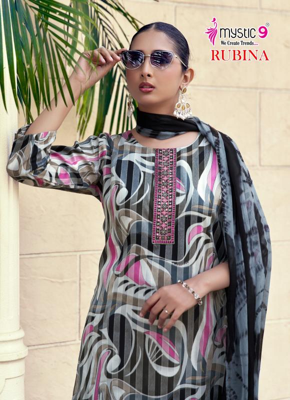 Mystic 9 Rubina Vol 12 catalog psyna kurti wholesale