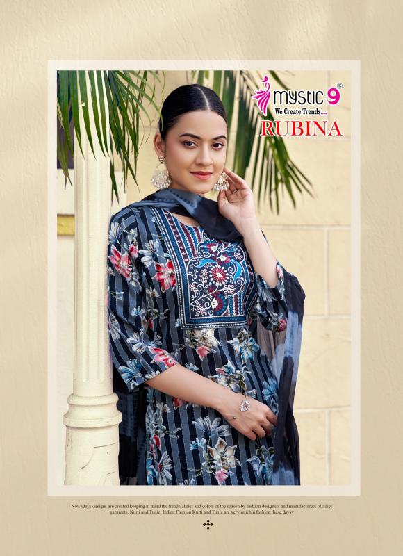 Mystic 9 Rubina Vol 12 catalog psyna kurti wholesale