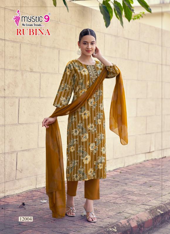 Mystic 9 Rubina Vol 12 catalog psyna kurti wholesale