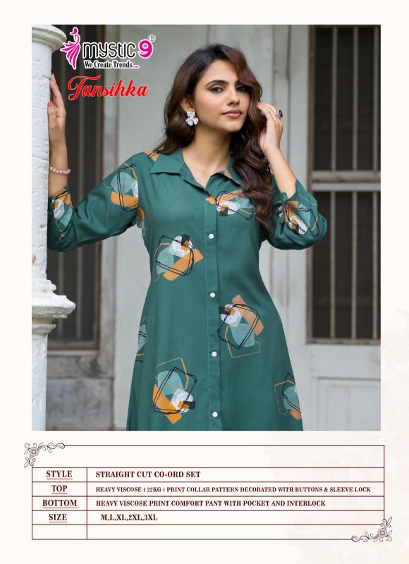Mystic 9 Tanishka Vol 1 catalog premium coord set wholesale