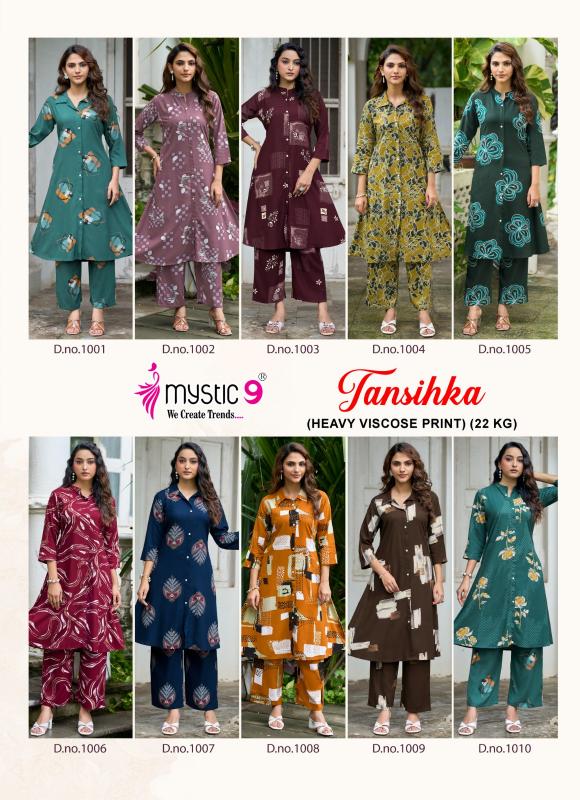 Mystic 9 Tanishka Vol 1 catalog premium coord set wholesale