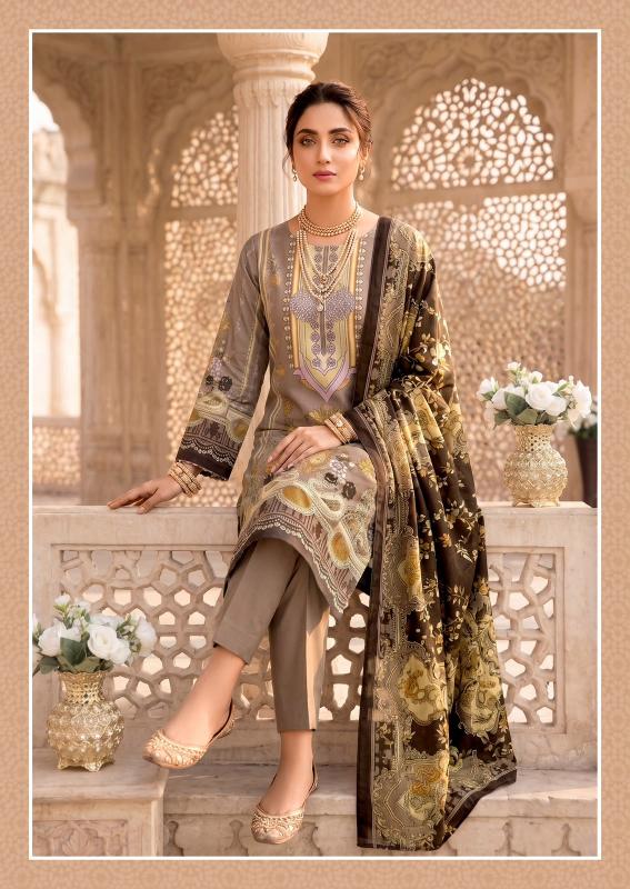 Nafisa saniya Vol 8 – Karachi Dress Material Wholesale Catalog