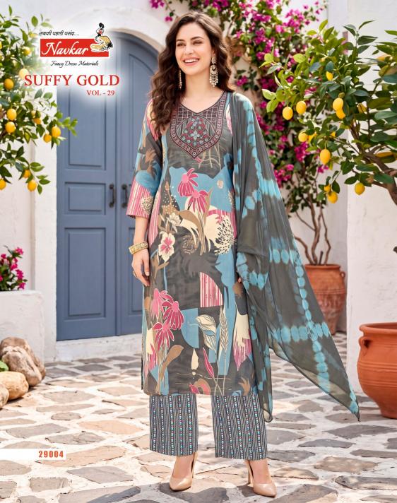 Navkar Suffy Gold 29 catalog karigari kurtis wholesale in bangalore
