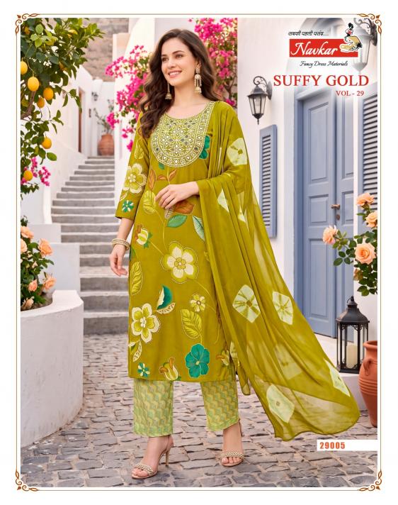 Navkar Suffy Gold 29 catalog karigari kurtis wholesale in bangalore