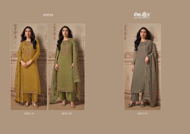 Omtex Amina catalog wholesale salwar kameez suppliers in india