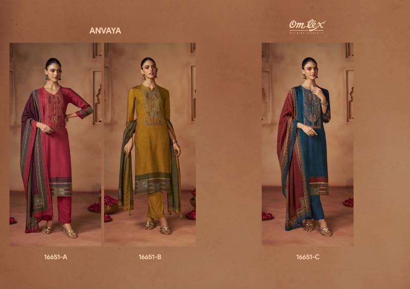 Omtex Anvaya catalog pakistani wholesale salwar kameez in karachi