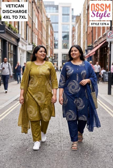 Ossm 1276 & 1277 & 1278 catalog www plus size kurti wholesaler manufacturer