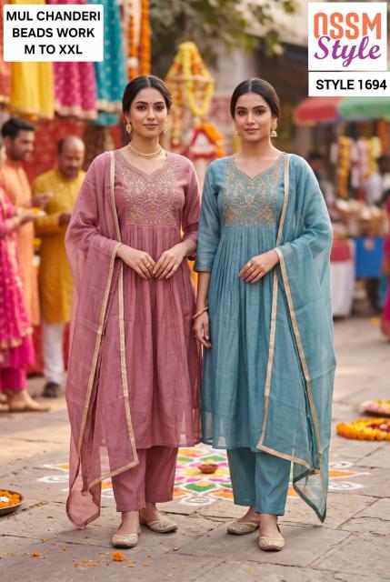 Ossm 1694 catalog lajpat nagar kurti wholesale market