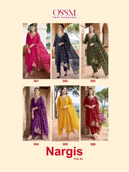 Ossm Nargis Vol 3 Catalog bombay wholesale kurti online