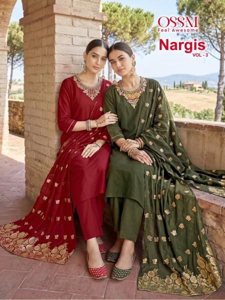Ossm Nargis Vol 3 Catalog bombay wholesale kurti online