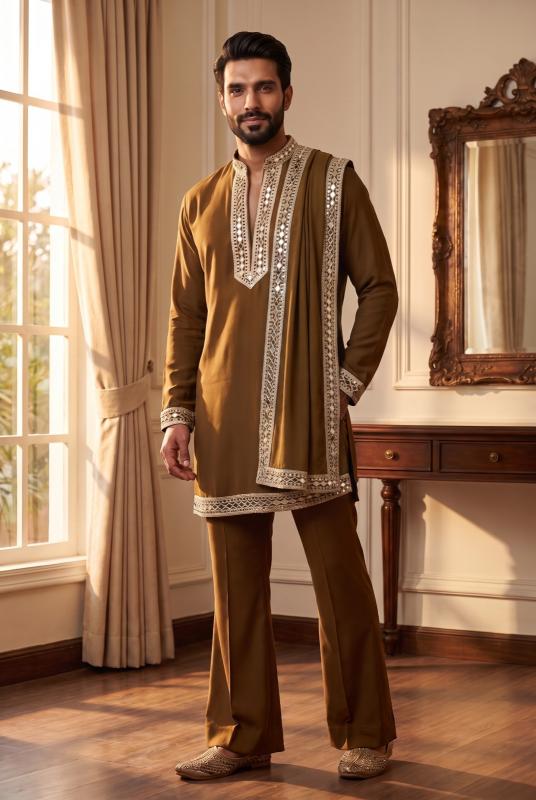 Outluk Wedding W5201 To W5204 vol 2 catalog mens wear wholesaler