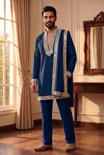 Outluk Wedding W5201 To W5204 vol 2 catalog mens wear wholesaler