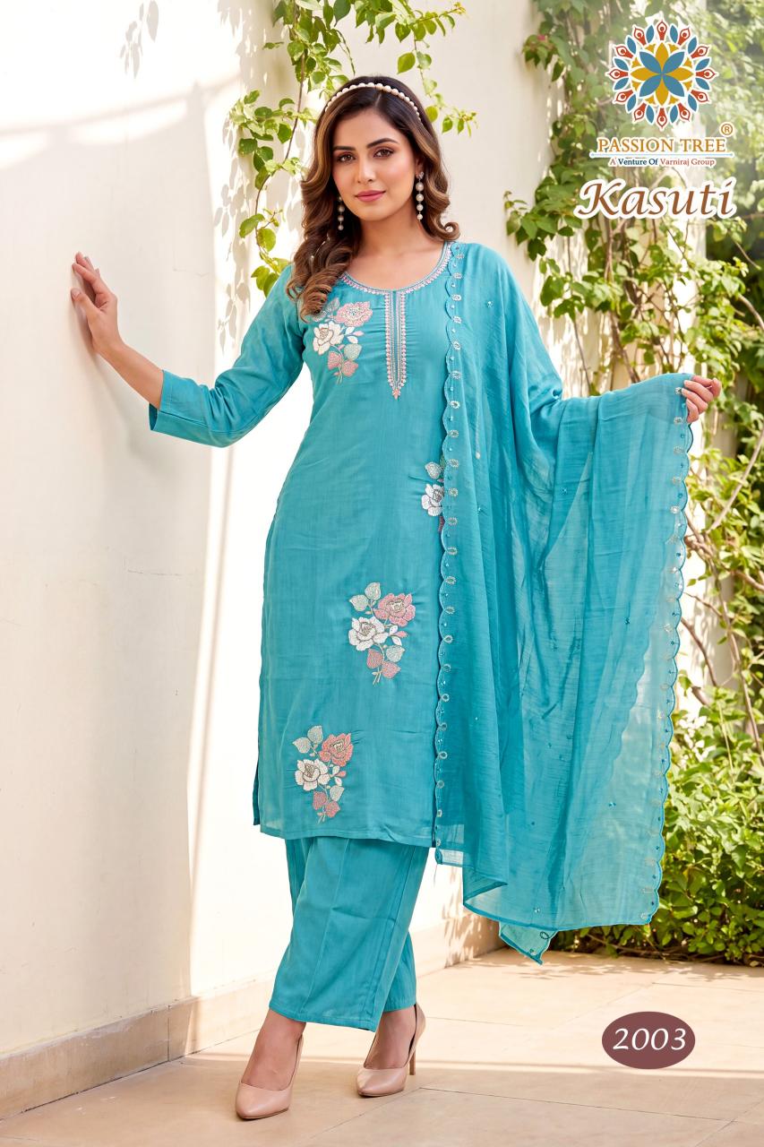 Passion Tree Kasuti vol 2 catalog kurti wholesaler in cuttack