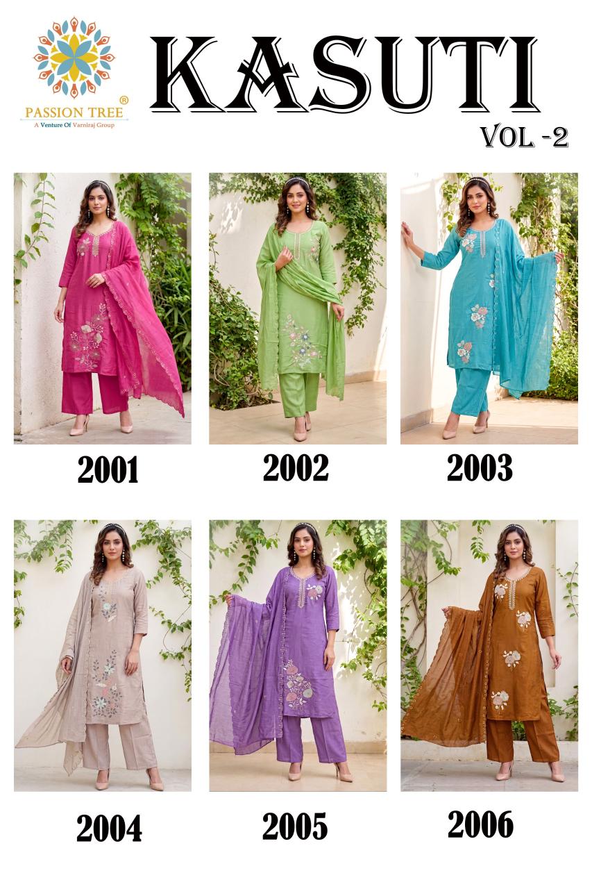 Passion Tree Kasuti vol 2 catalog kurti wholesaler in cuttack